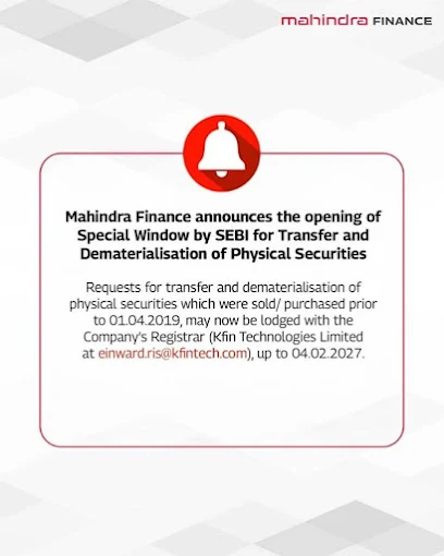 Financial institution in Mysuru - Mahindra Finance